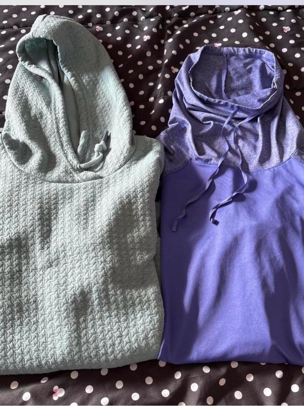 RBX Mint Green and Lavender Hooded Sweaters Duo